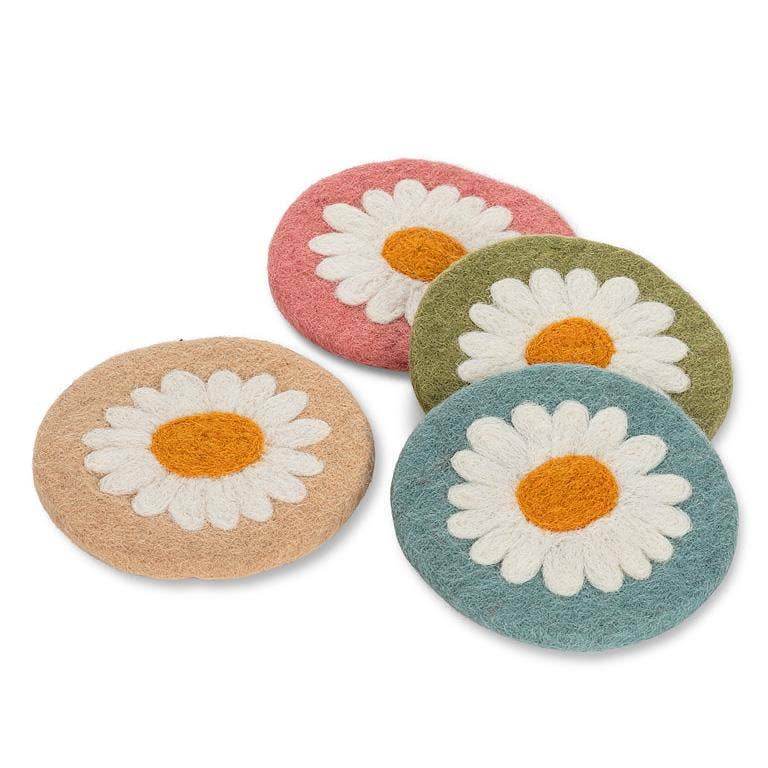Felt Daisy Coaster