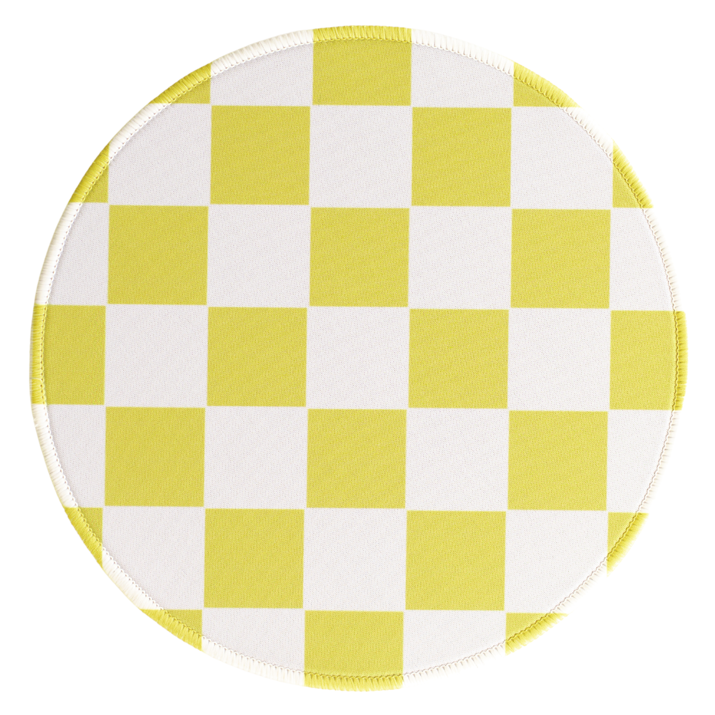 Green Checkerboard Mousepad