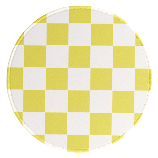 Green Checkerboard Mousepad