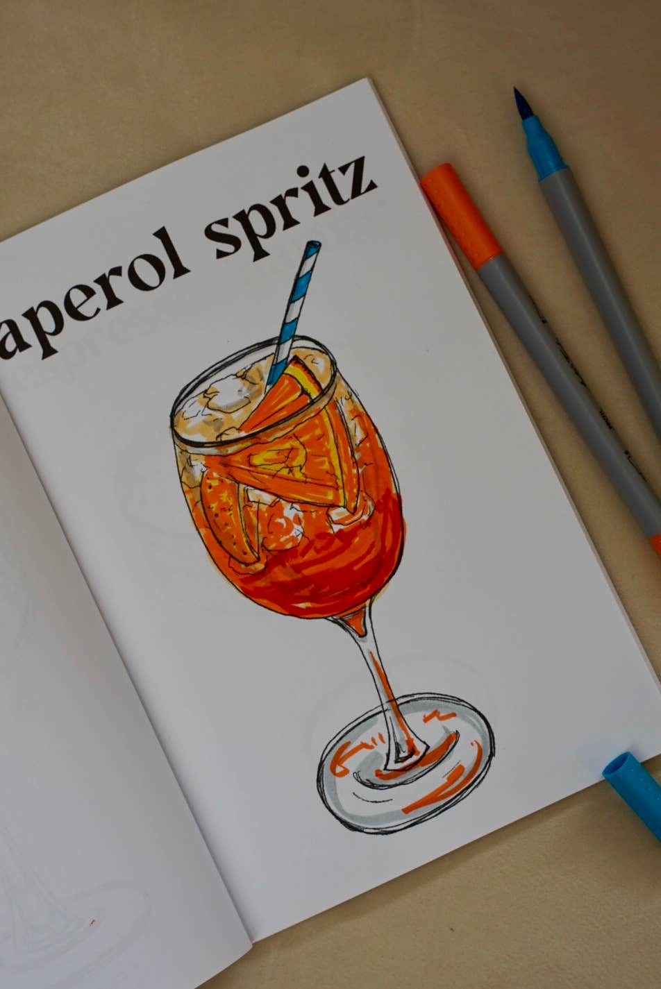 "But First, Cocktails" Coloring Book