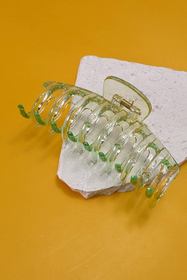Clear Acetate Ombre Hair Claw Clip
