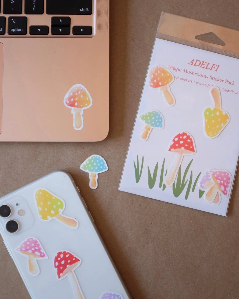 Magic Mushrooms Sticker Pack