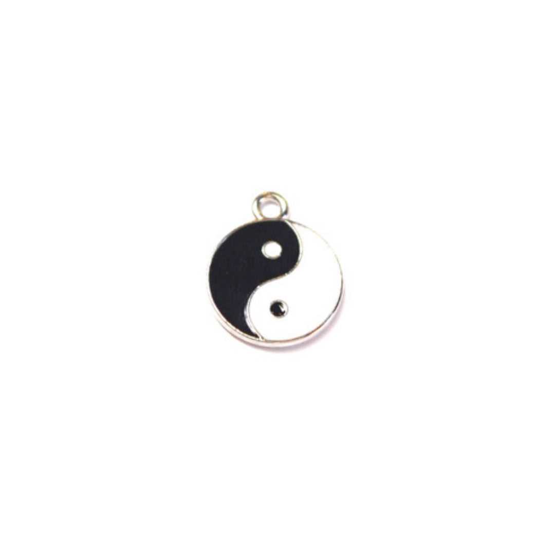 Silver Yin Yang Charm