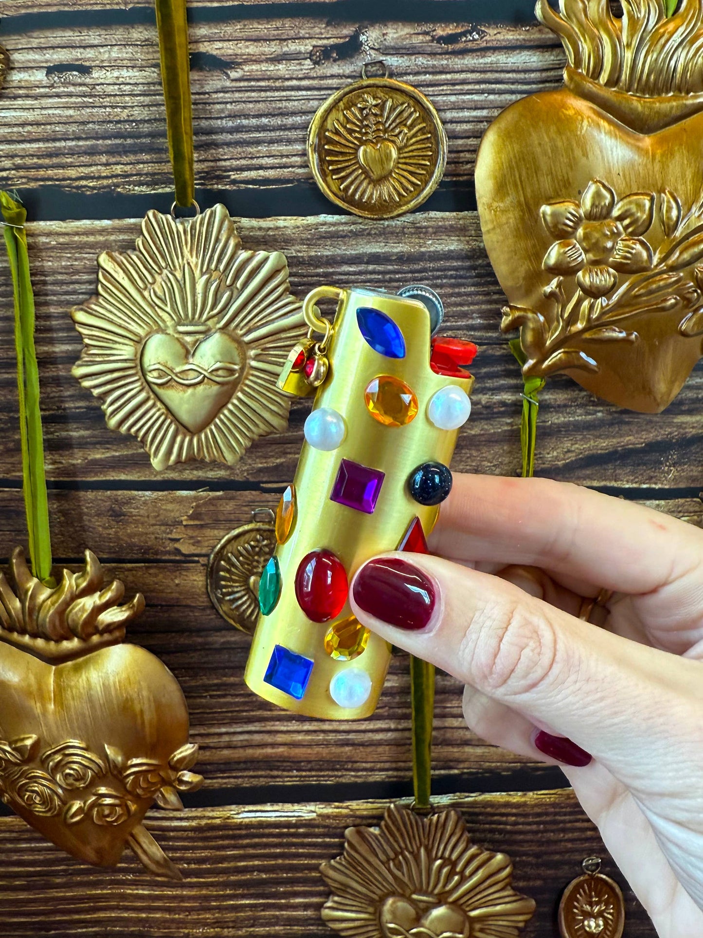 Bejeweled Lighter Case