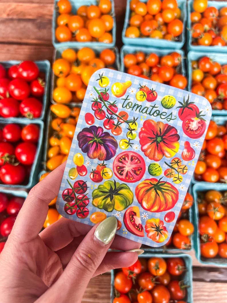 Tomatoes Matte Sticker