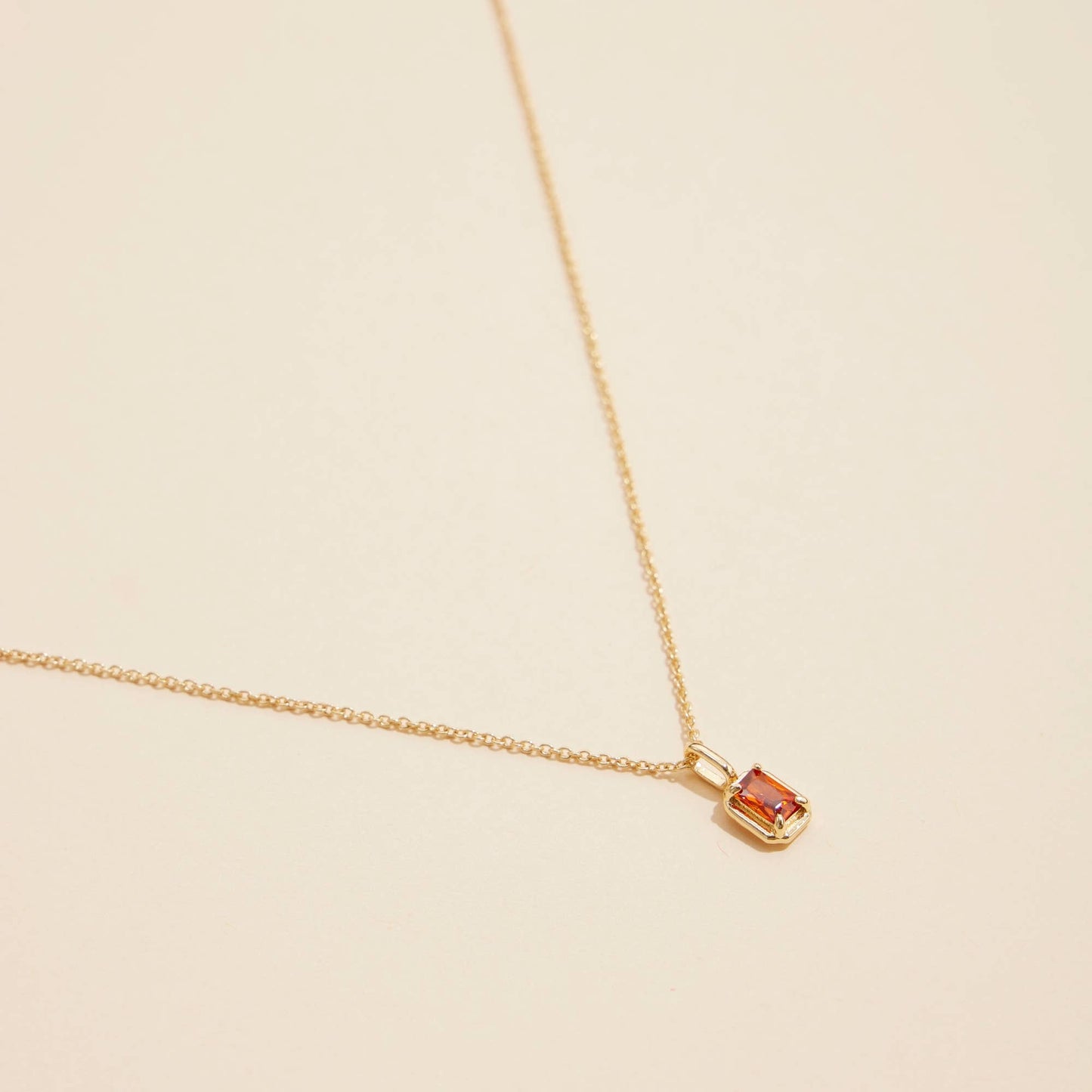 Birthstone Charm Necklace