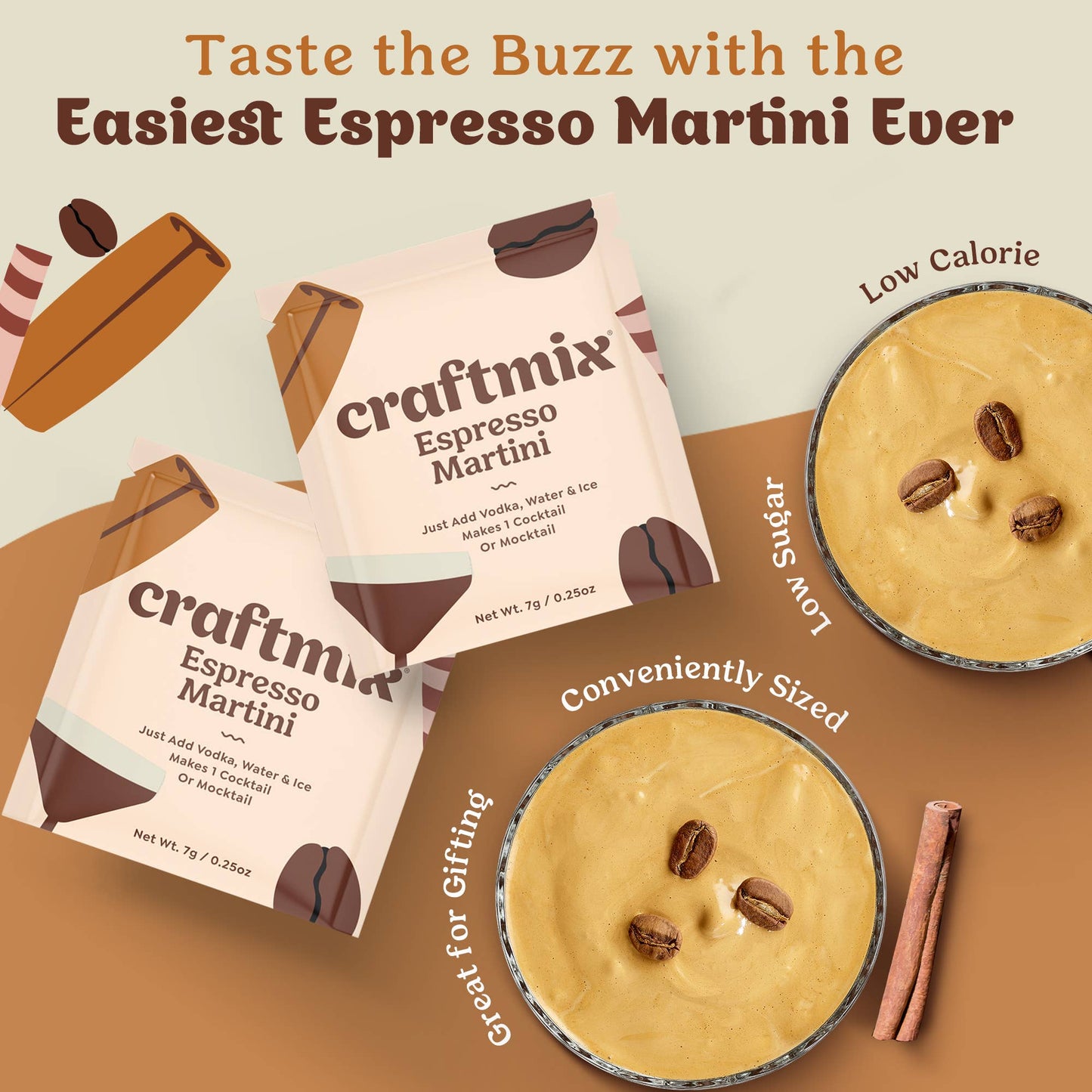 Espresso Martini Cocktail Mixer 6-Pack