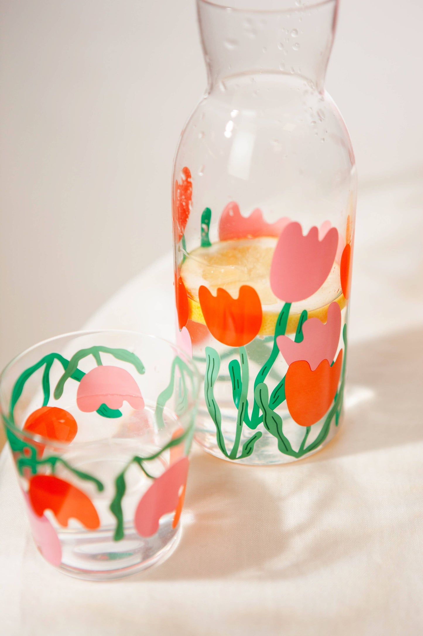 Bloom Jar & Glass Set