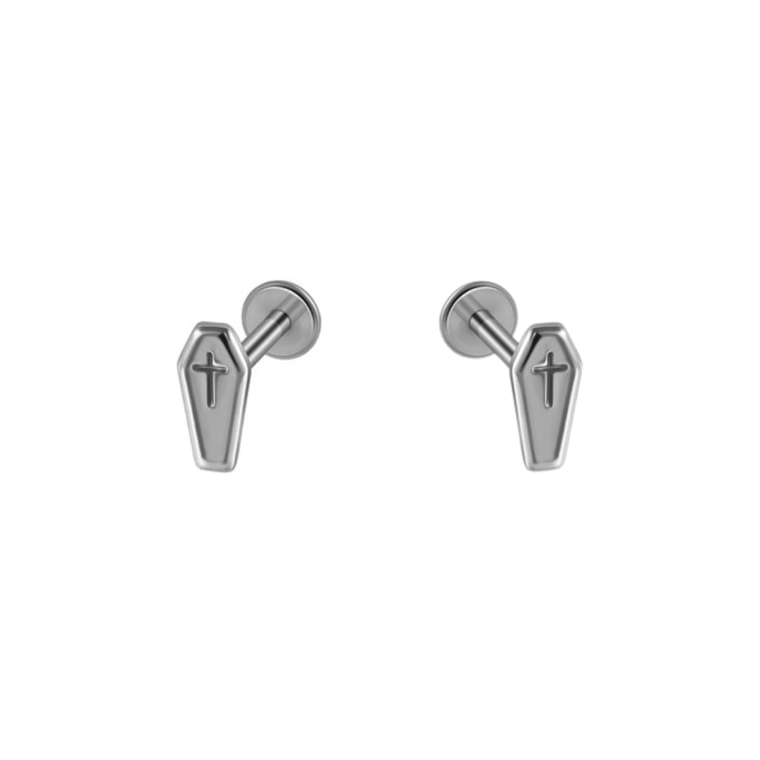 Til Death Flat-back Stud (Single or Pair)