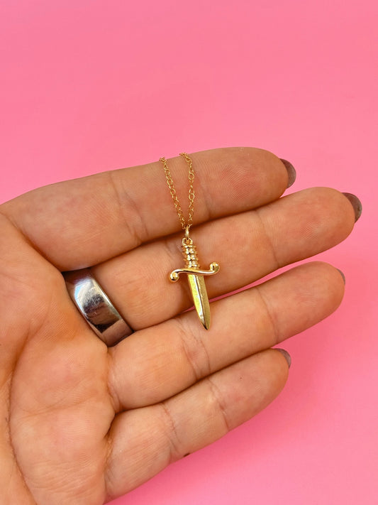 Blade Babe Gold-Plated Necklace