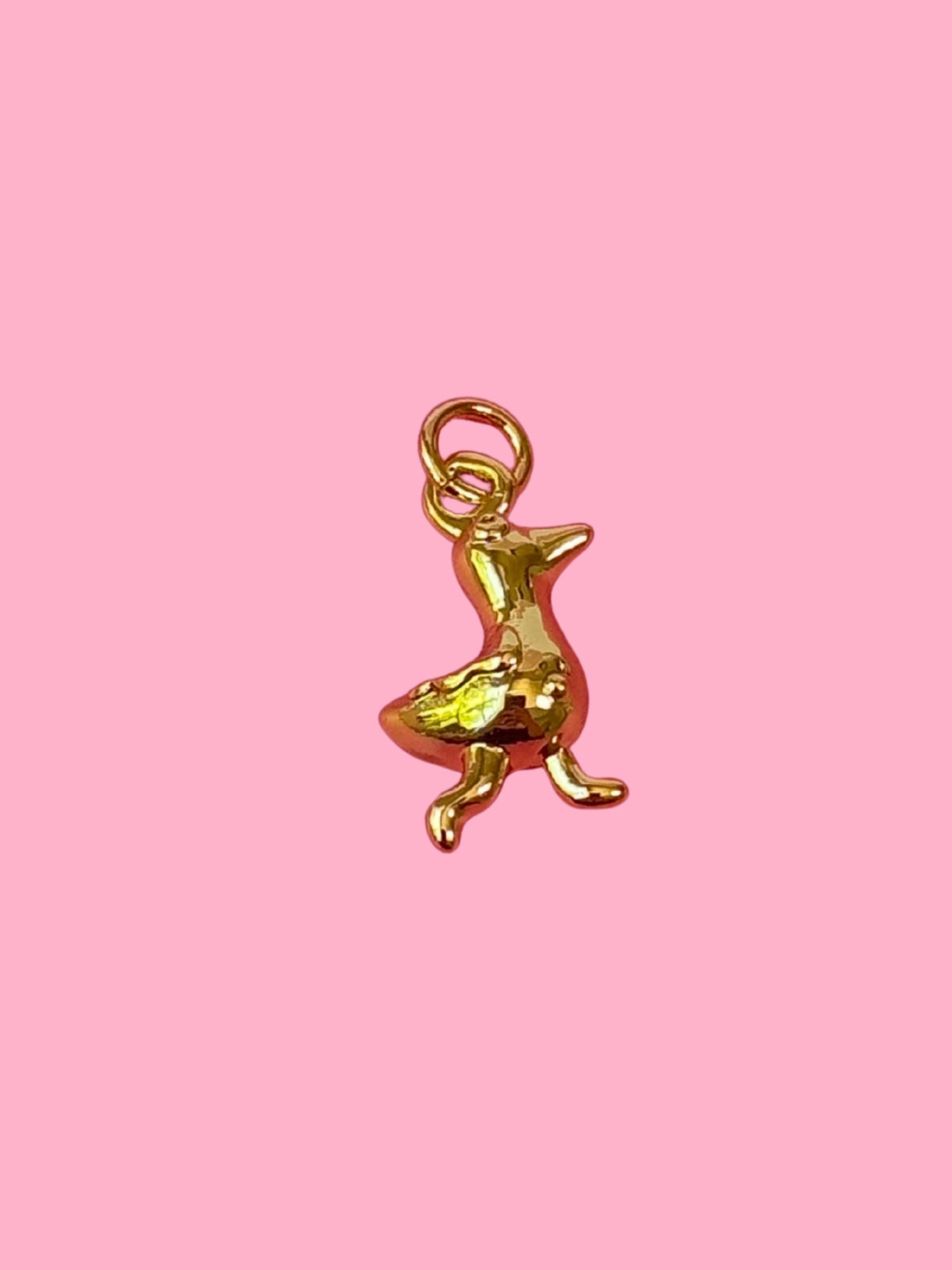 Silly Goose Gold Charm