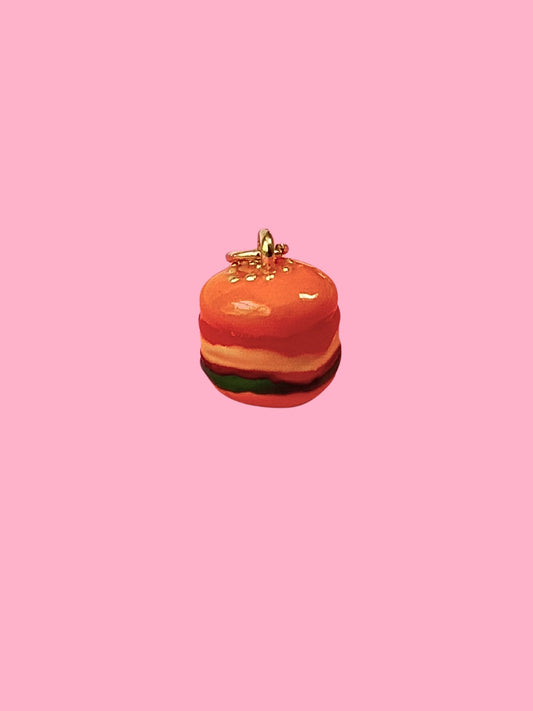 Burger Gold Charm