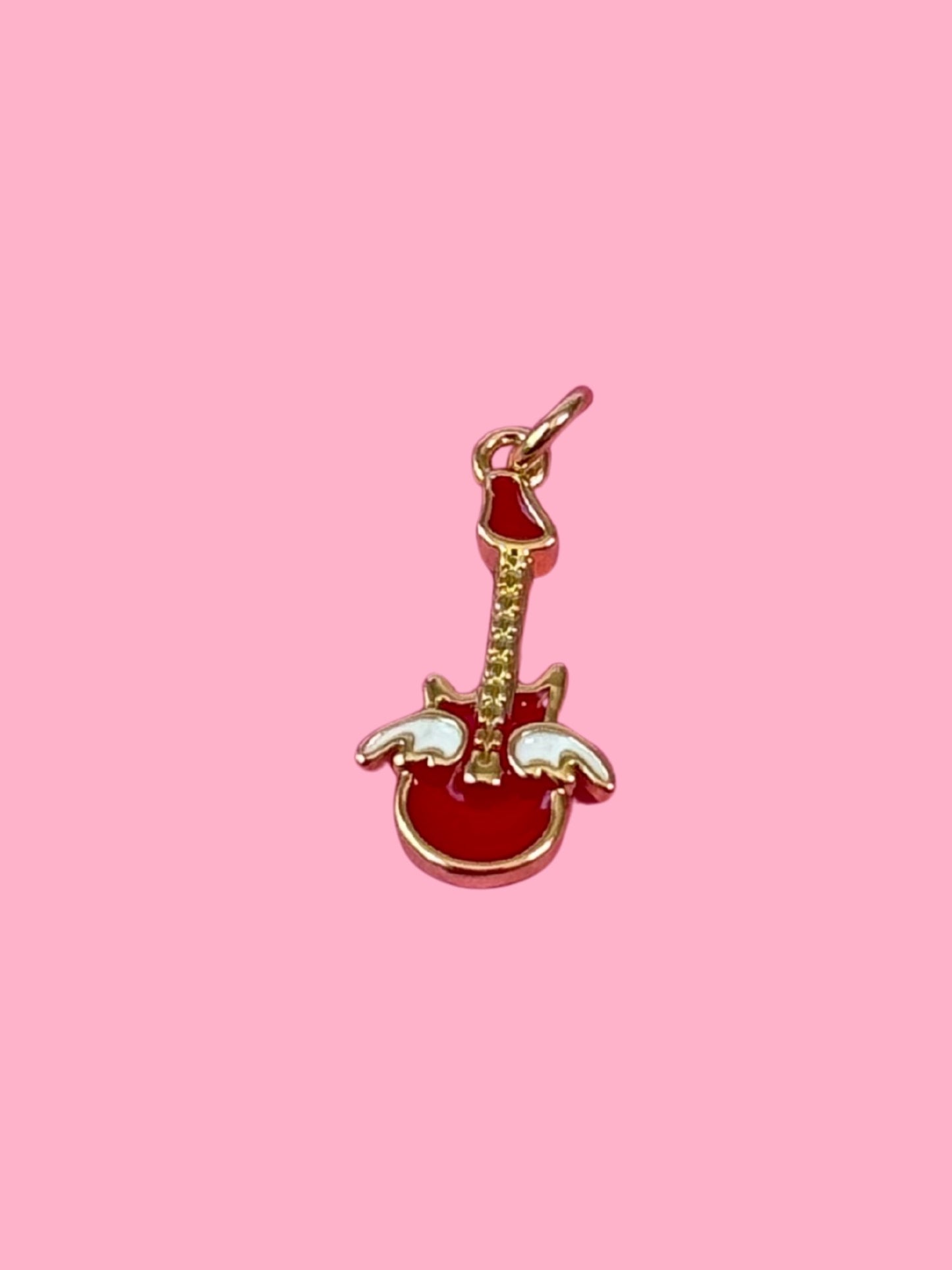 Guitar Gold Charm