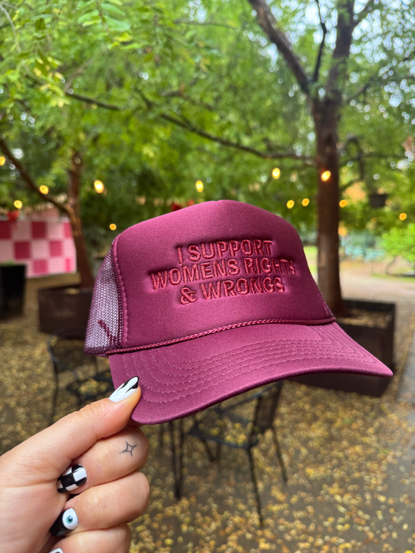 I Support Women’s Rights & Wrongs Trucker Hat