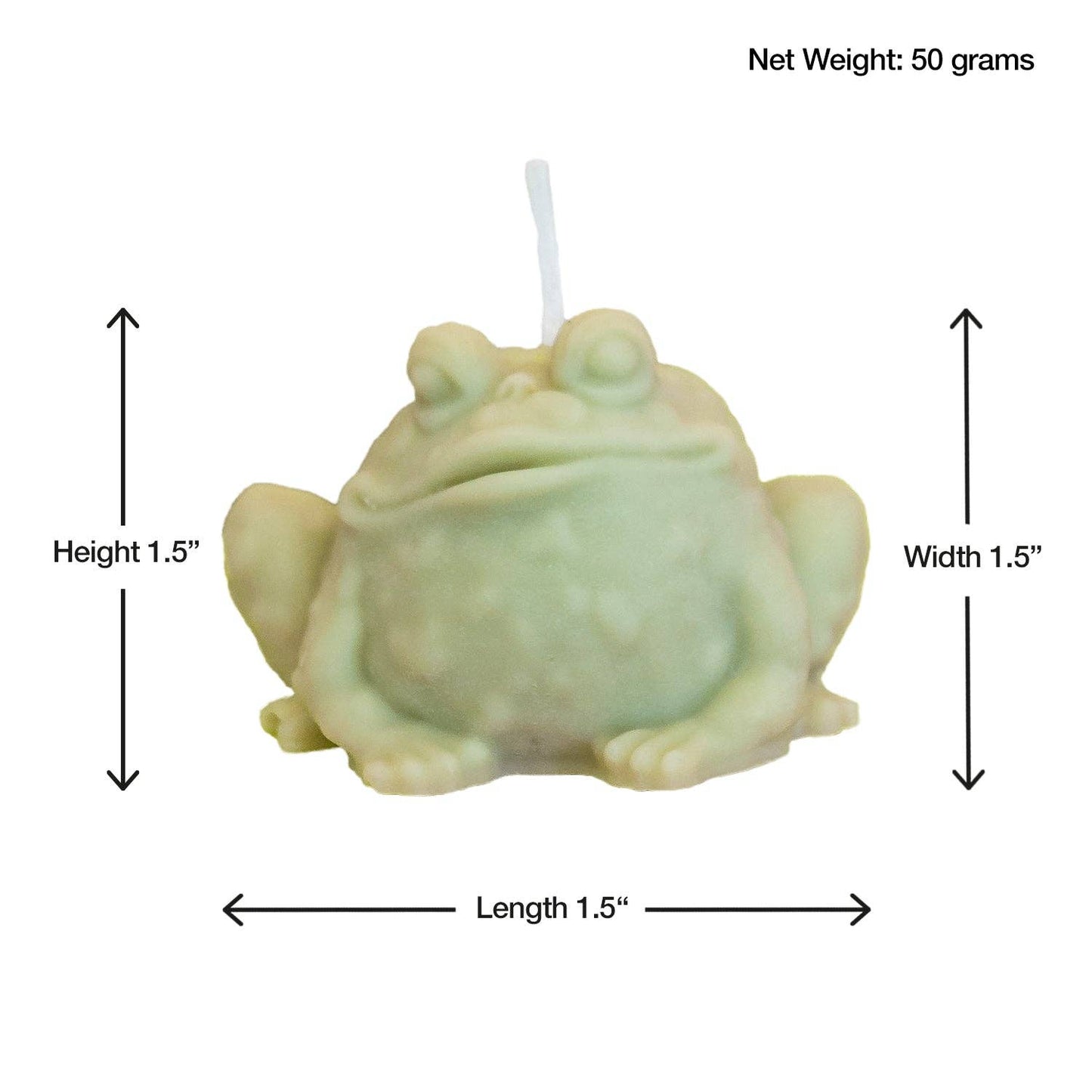 Good Luck Toad Candle