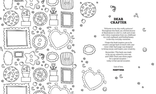 Craft & Create - Junk Journaling Coloring Book