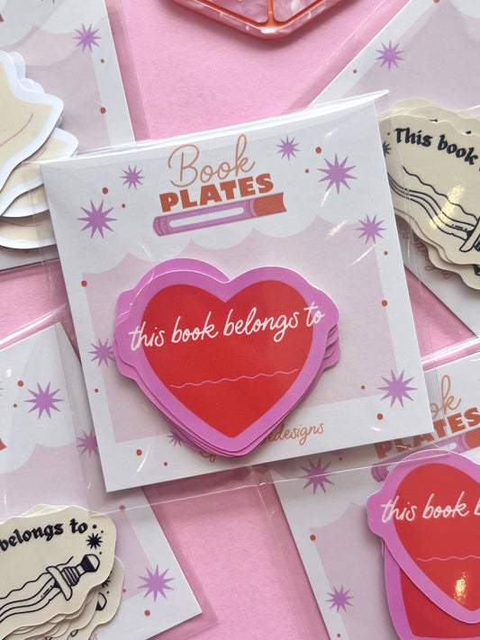 Book Plate Sticker Packs