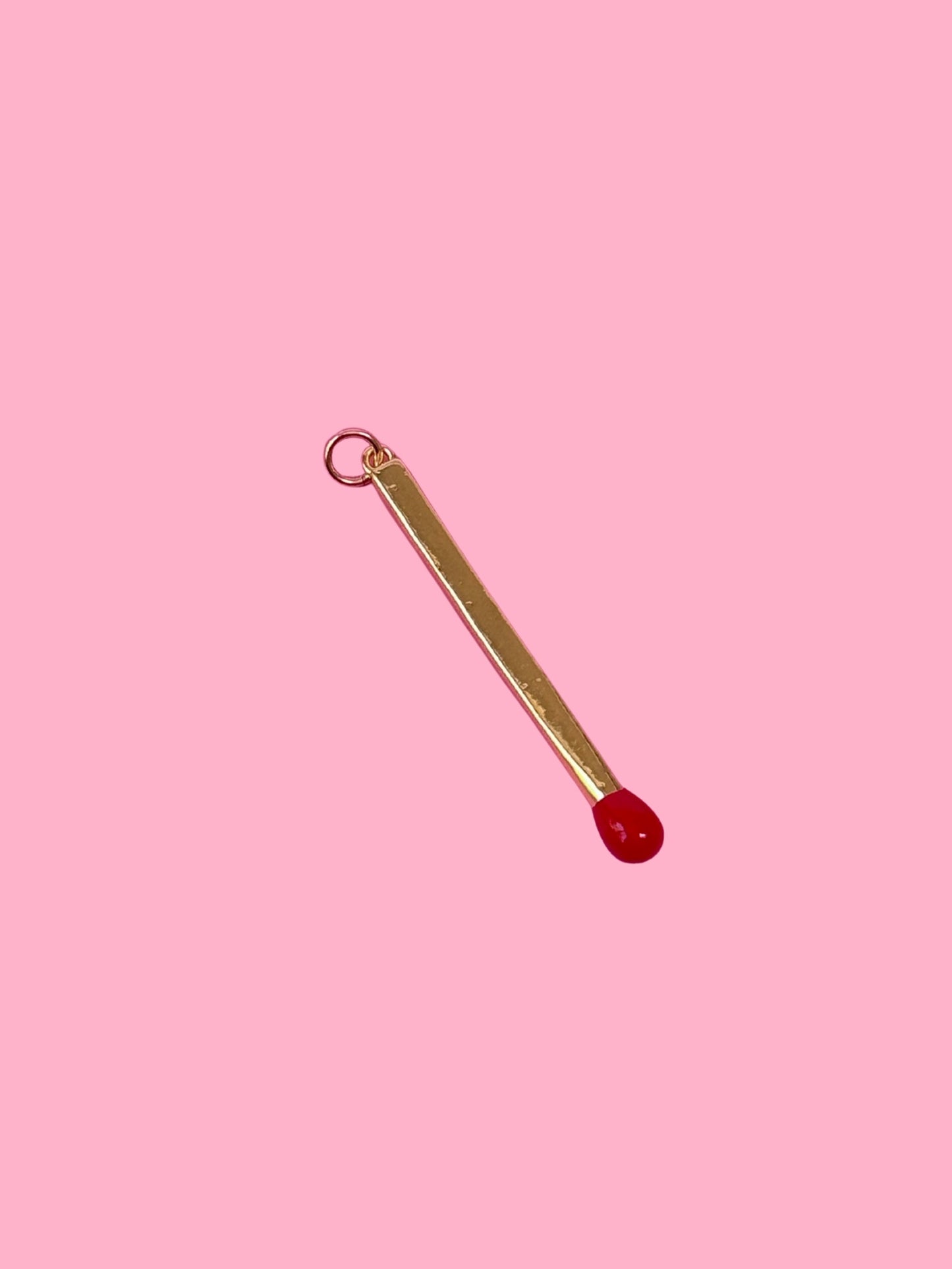 Matchstick Gold Charm