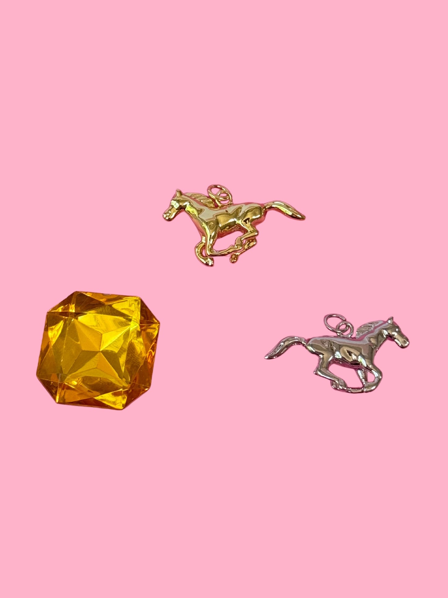 Horse Girl Charm (Gold + Silver)