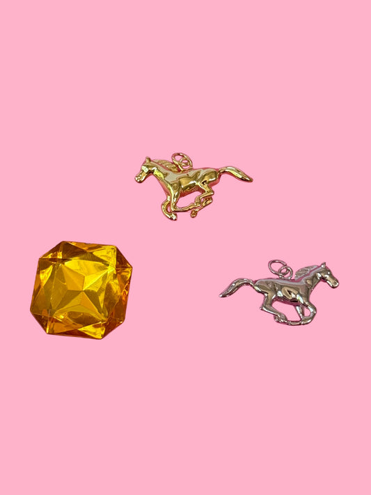 Horse Girl Charm (Gold + Silver)