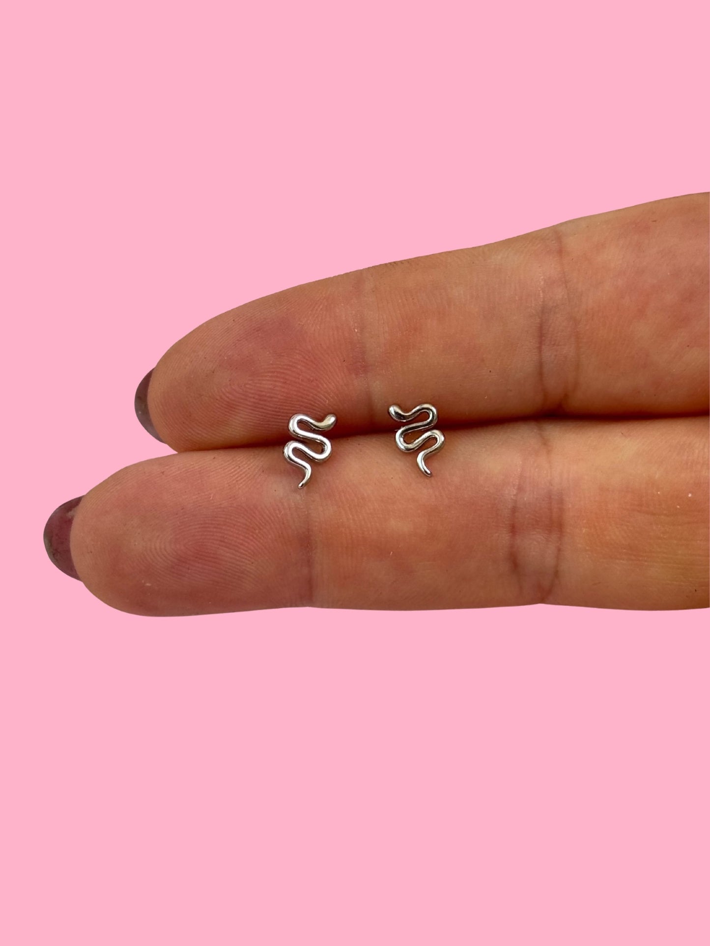 Tiny Snake Studs