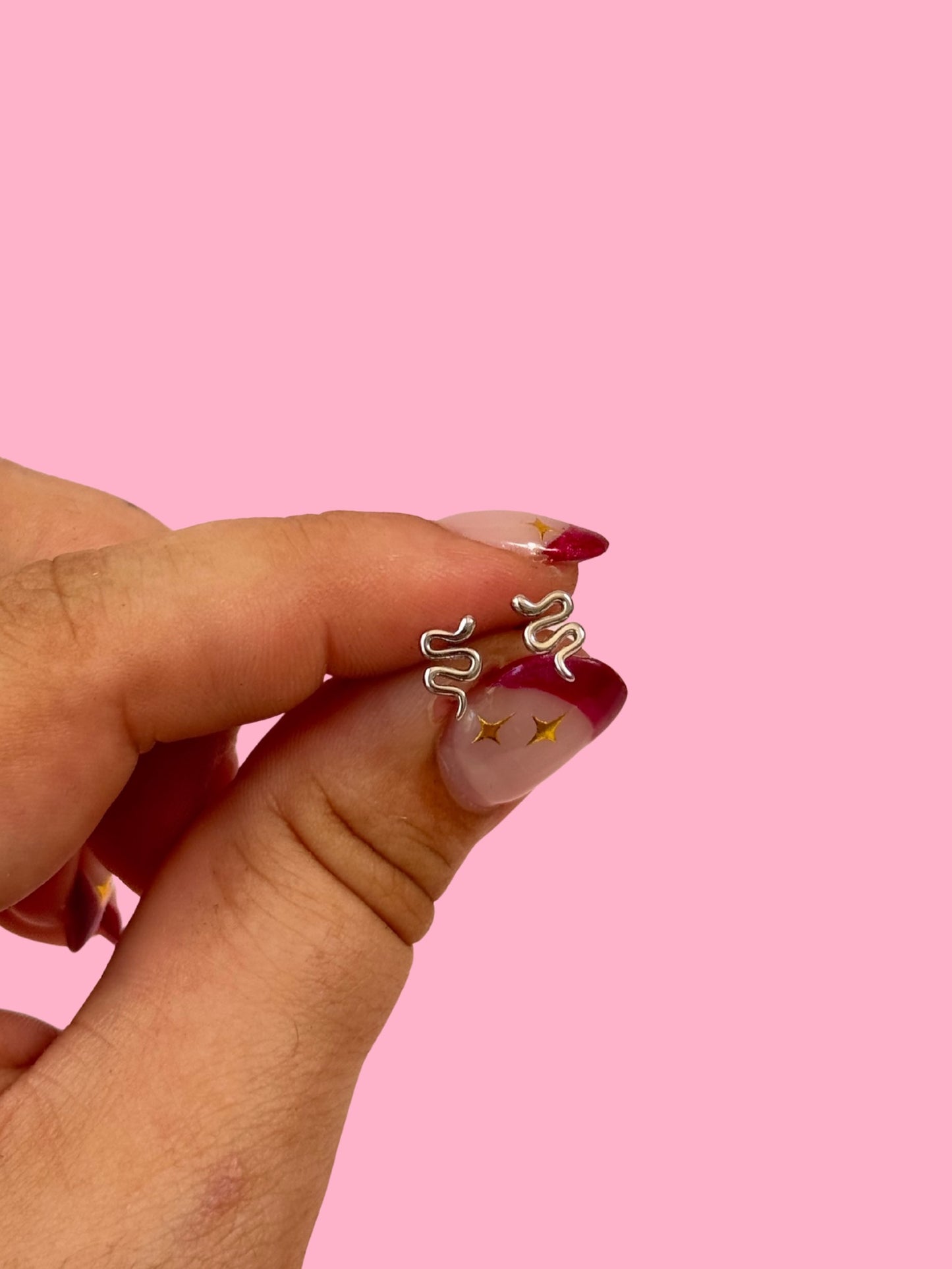 Tiny Snake Studs