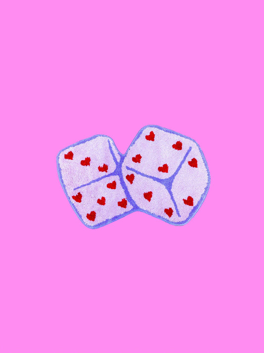 Heart Dice Rug