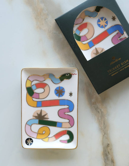 Rainbow Snake Trinket Dish