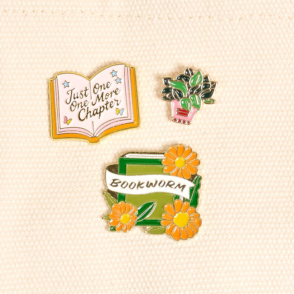 Bookworm Pin Pack