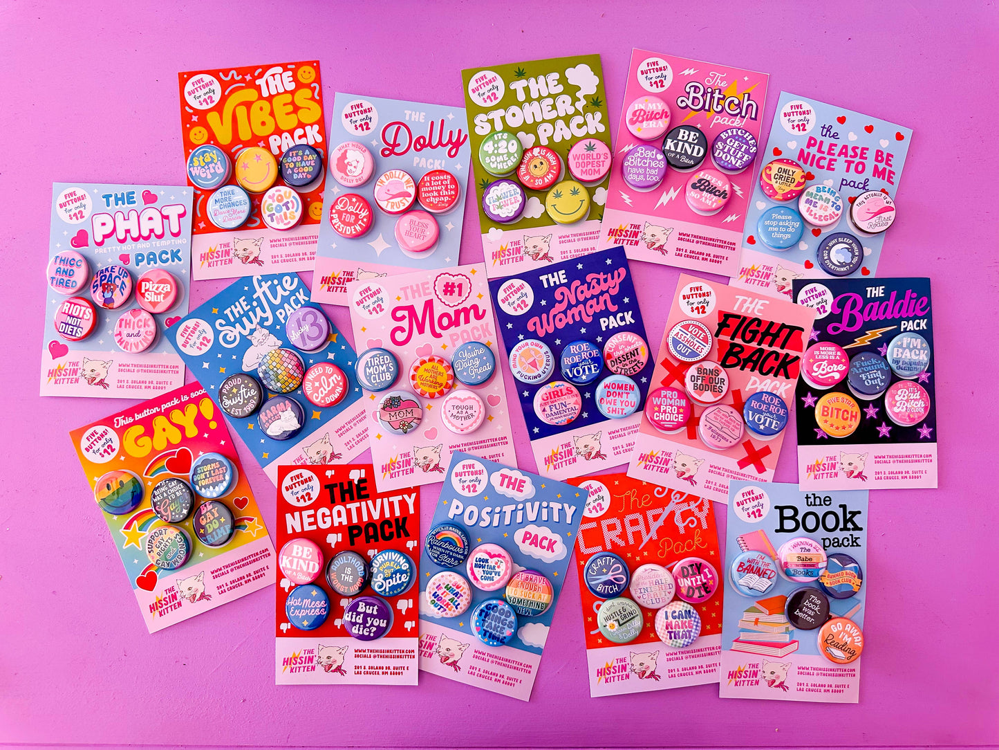 The Book Pack Magnet 5-Pack