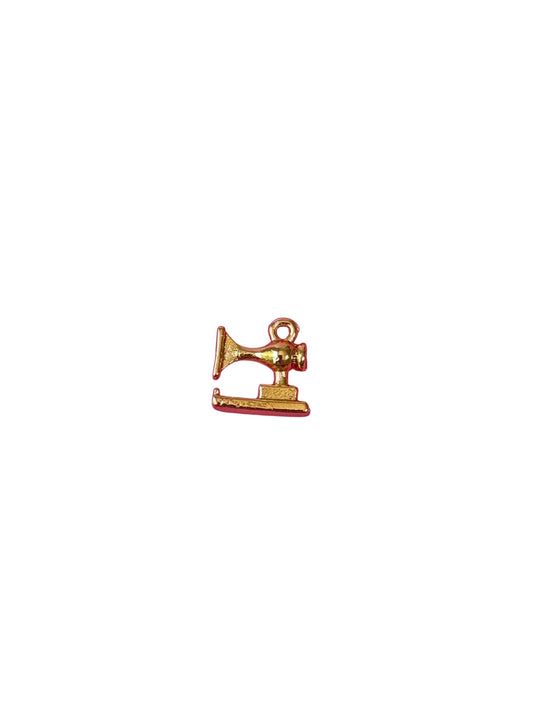Baby Sewing Machine Gold Charm