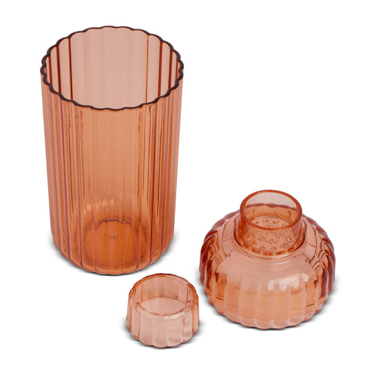 Retro Ribbed Cocktail Shaker