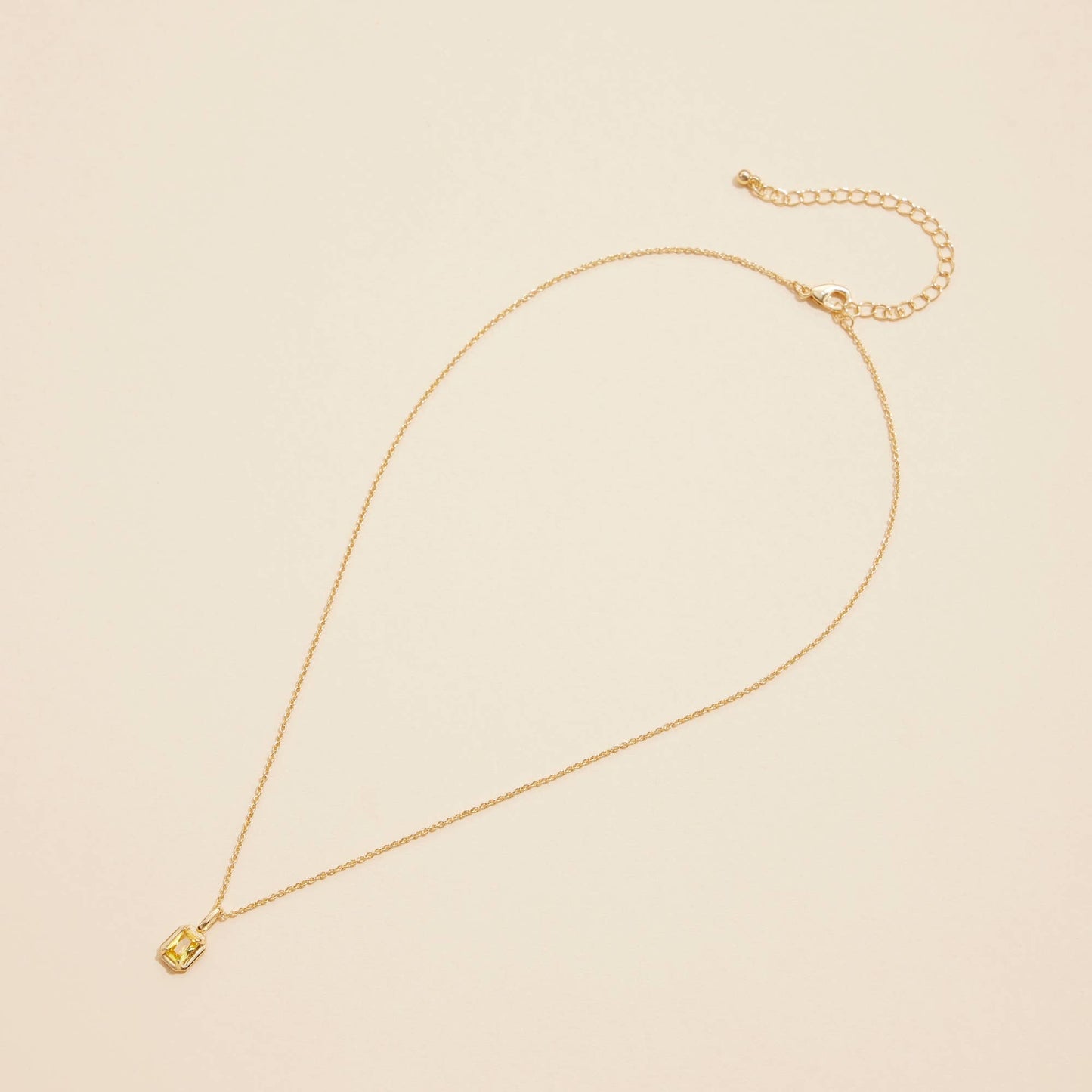 Birthstone Charm Necklace
