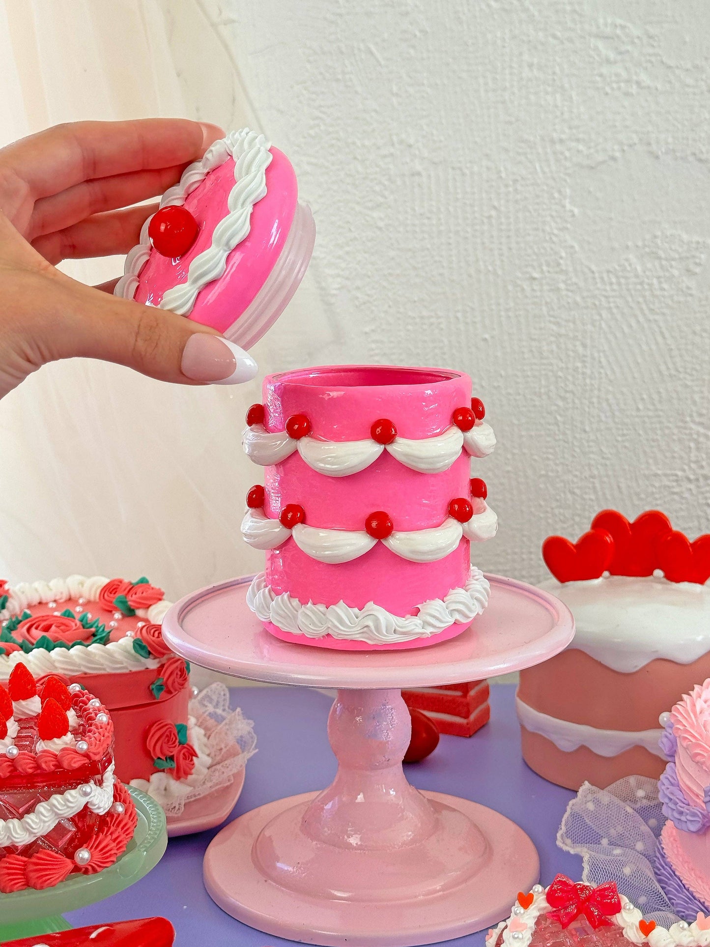 Birthday Cake Ceramic Jar