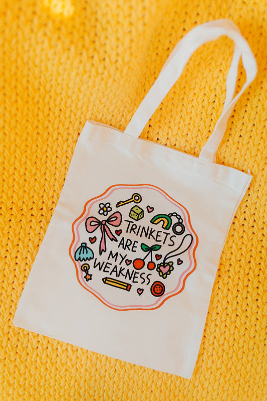 Trinkets Are My Weakness Canvas Tote Bag