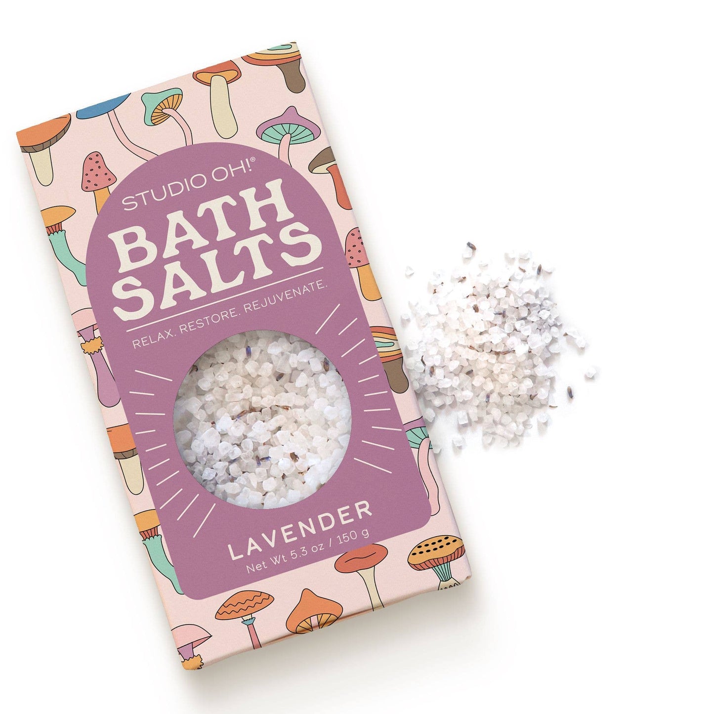 Lavender Scented Bath Salts - Mushroom Melody