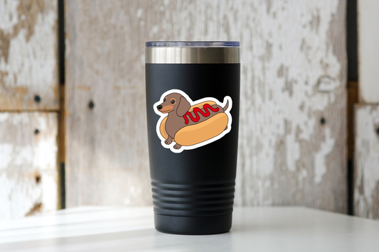 Hot Diggity Dog Sticker