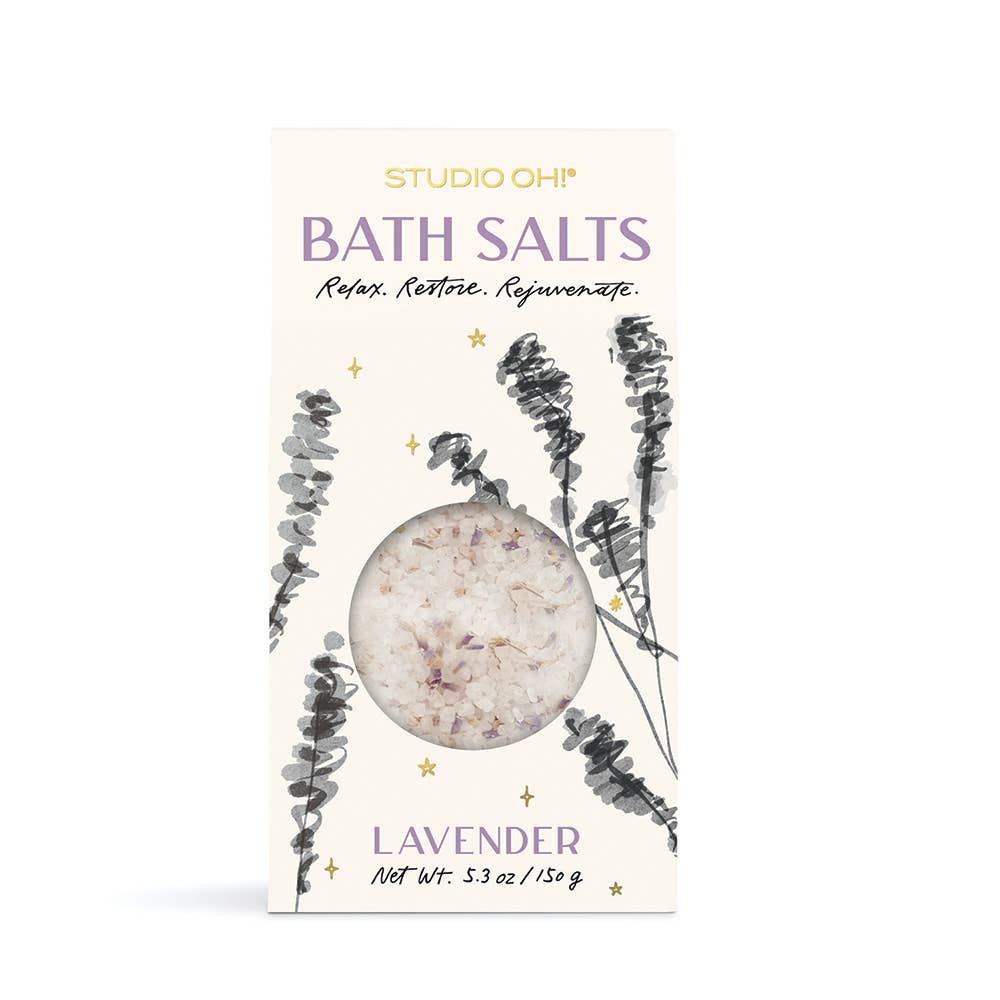 Lavender Scented Bath Salts - Lavender Blossom