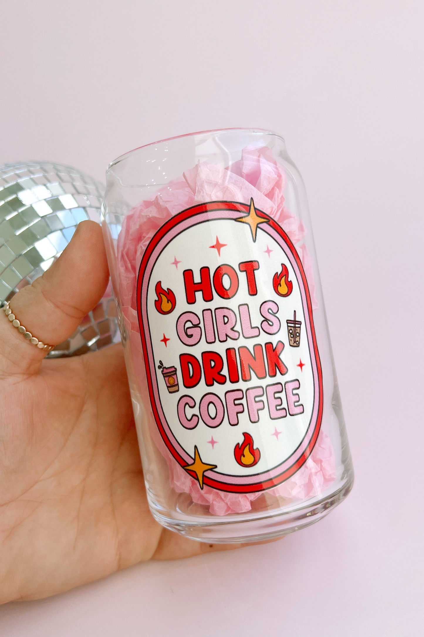 Hot Girls Drink Iced Coffee