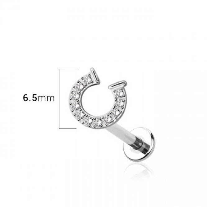 Horseshoe Flat-Back Stud