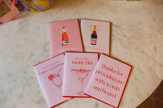 You Deserve a Mom-tini Greeting Card