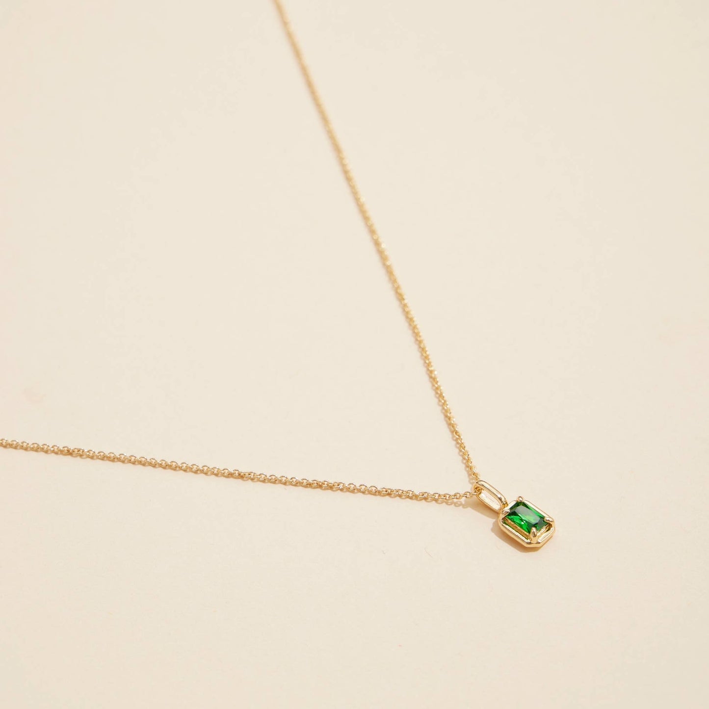 Birthstone Charm Necklace
