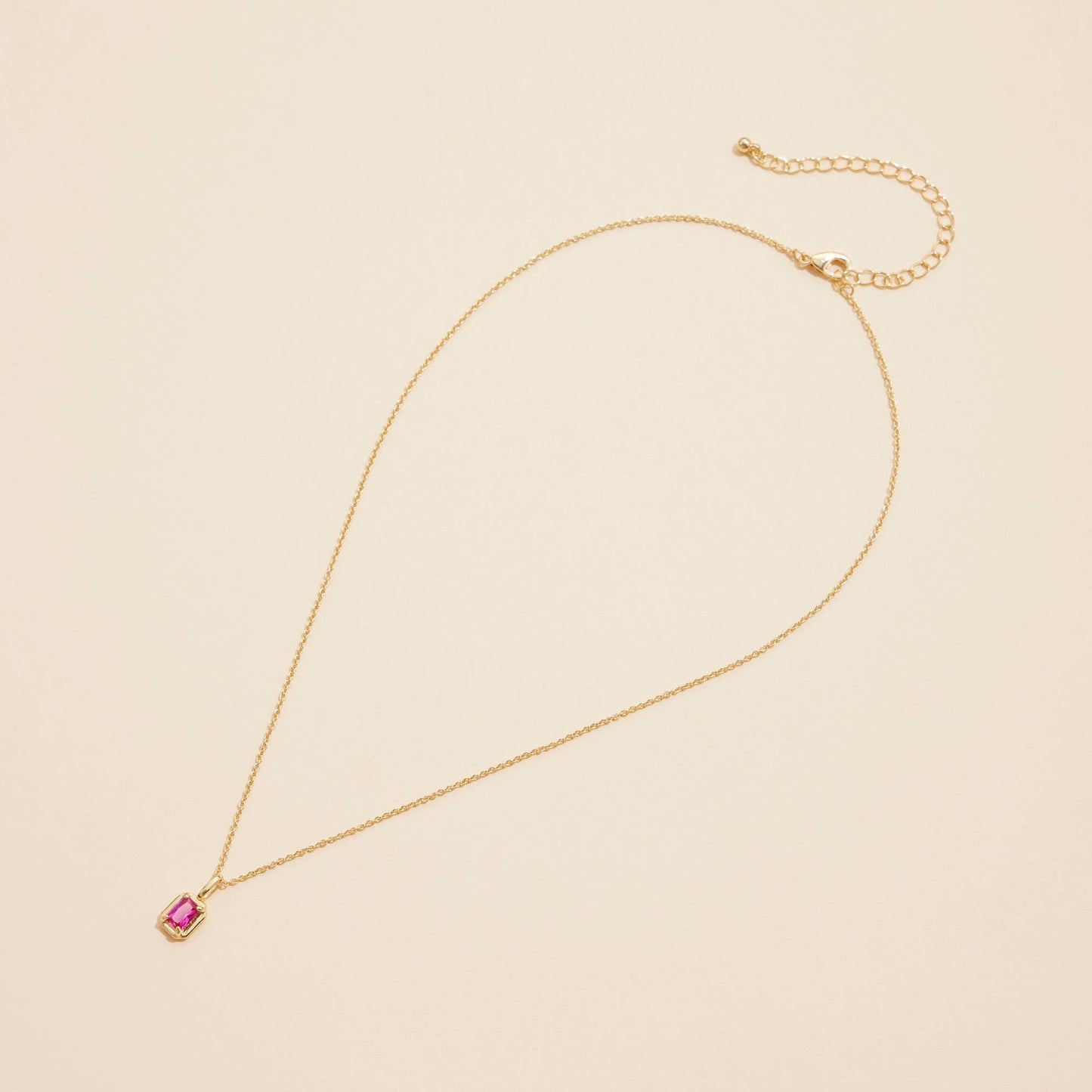 Birthstone Charm Necklace