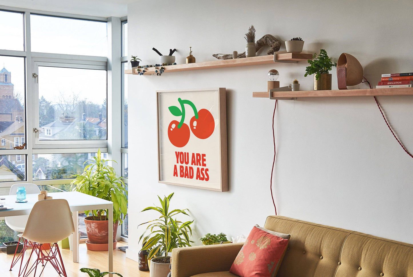 You Are a Bad Ass Cherry Art Print