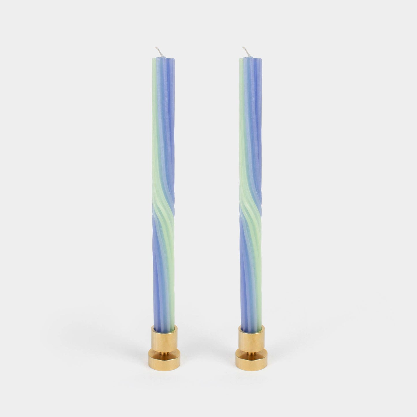 Blue & Green Pivot Candles - (2 Pack)