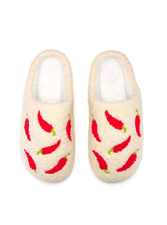 Spicy Chili Pepper Indoor/Outdoor Slippers