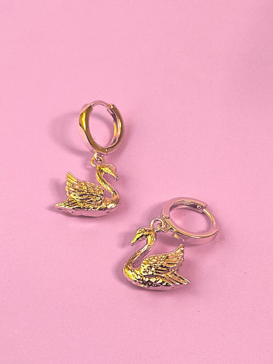 Swan Huggies (Gold + Silver)