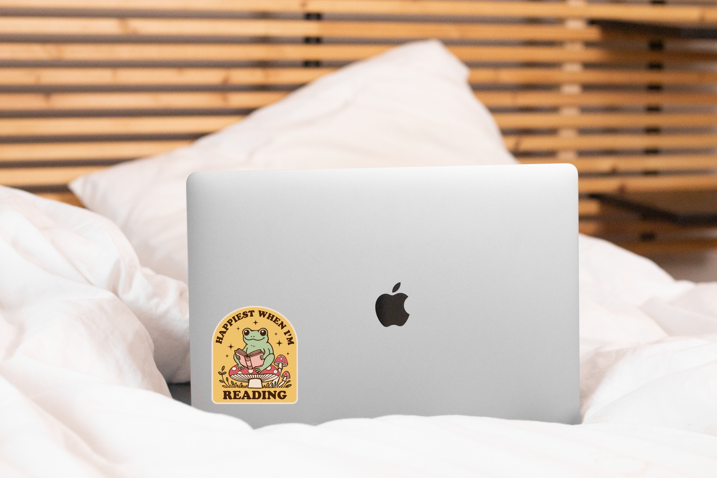 Happiest When I'm Reading Sticker
