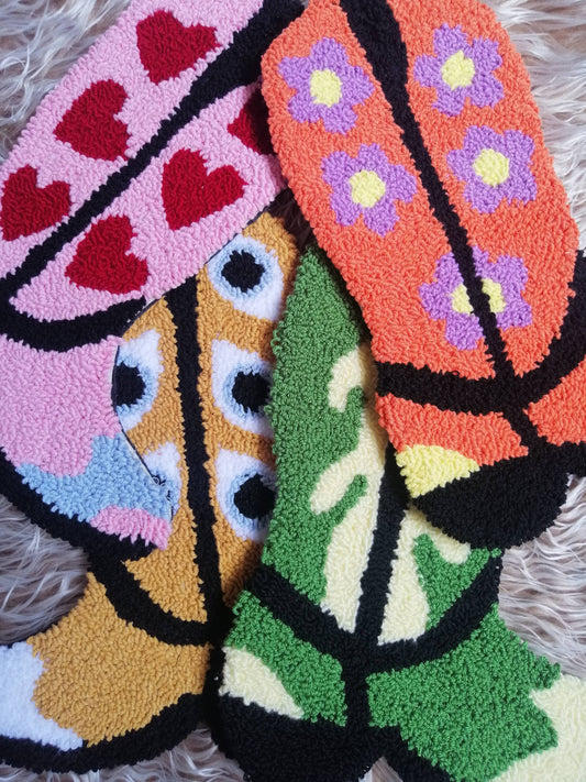 Cowboy Boot Punch Needle Wall Hanging