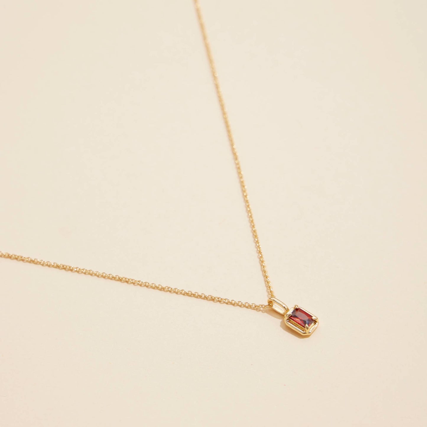 Birthstone Charm Necklace